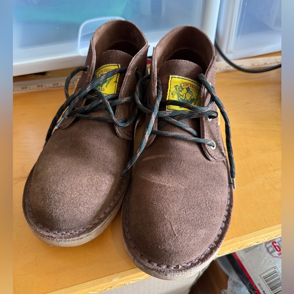 Jim Green Rambler brown suede boot